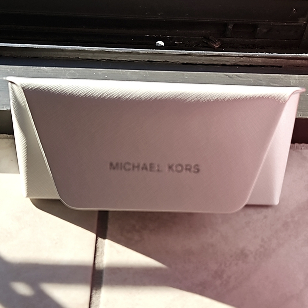 Michael Kors White eyeglass case